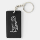 Schwarze Eule キーホルダー (裏面)