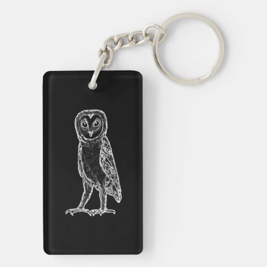 Schwarze Eule キーホルダー (裏面)