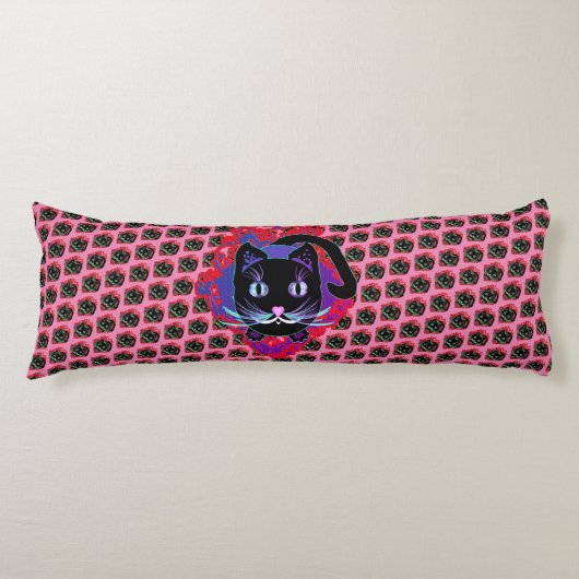 Schwarze Katze ボディピロー (正面)