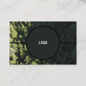 Schwarze professionelle Visitenkarte 名刺 (正面)