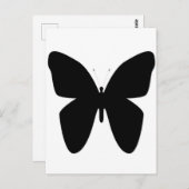 Schwarze Schmetterlinge ポストカード (正面/裏面)
