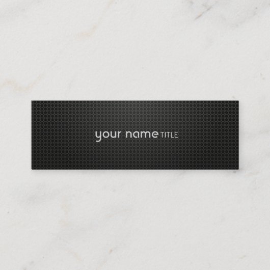 Schwarzen Kühlergrill スキニー名刺 (正面)