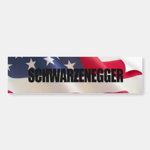 Schwarzenegger バンパーステッカー
