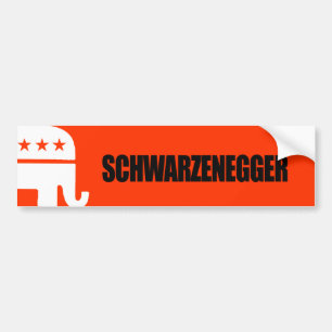 Schwarzenegger バンパーステッカー