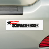 Schwarzenegger バンパーステッカー (車上)