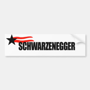 Schwarzenegger バンパーステッカー