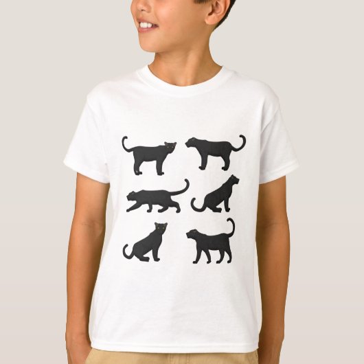 schwarzer Panther Auswahl Tシャツ (正面)