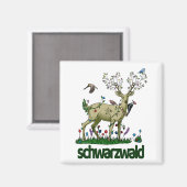 schwarzwald – ブラックフォレスト マグネット (正面/裏面)