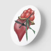 Schwarzwaldliebe ラウンド壁時計 (傾斜)