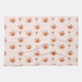 Schwebende Blumenmelodie キッチンタオル (横)
