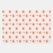 Schwebende Blumenmelodie ラッピングペーパーシート (正面)