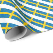 Schweden Flagge ラッピングペーパー (ロールコーナー)