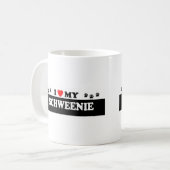 SCHWEENIE コーヒーマグカップ (正面左)
