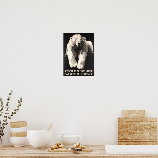 " Schweiz: 1874/heute Basel - Zoologische Garten ポスター (キッチン)