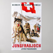 " Schweiz: 1912/heute - Junfraubahn Winter Reise ポスター (正面)