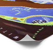 " Schweiz: 2021/heute Bern - Wengen Mainnl.麗瀬 ポスター (角)