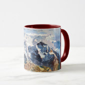 " Schweiz: 2021 - Jungfraujoch Panorama ... Tasse マグカップ (正面右)