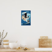 " Schweiz: 2022/heute Engadin - Pontresina Winter ポスター (キッチン)