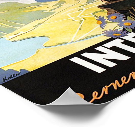 " Schweiz: 2022/heute Interlaken - Harder Bahn ... ポスター (角)