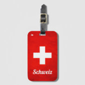 " SCHWEIZ Gepäck Anhänger ... " ラゲッジタグ (正面縦)