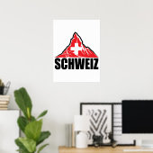 Schweiz Matterhorn Switzerland ポスター (ホームオフィス)