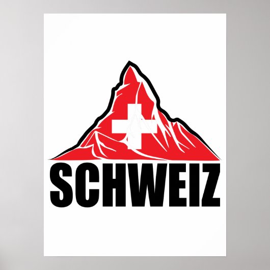 Schweiz Matterhorn Switzerland ポスター (正面)