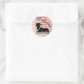 Schweiz  Suisse  Svizzera  Svizra Aufkleber ラウンドシール (バッグ)
