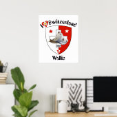 Schweiz, Suisse, Svizzera, Svizra, Switzerland ポスター (ホームオフィス)