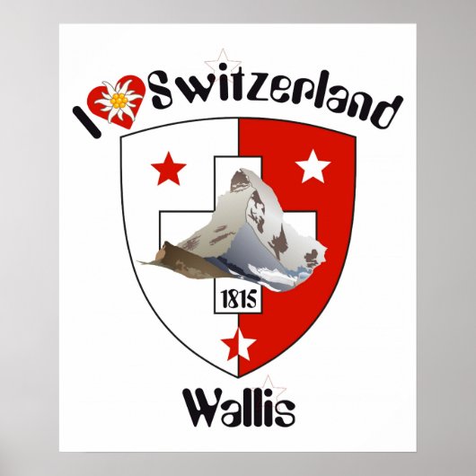 Schweiz, Suisse, Svizzera, Svizra, Switzerland ポスター (正面)