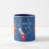 Schweiz Suisse Svizzera Svizra Switzerland Tasse マグカップ (中央)