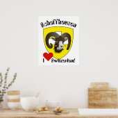 Schweiz, Suisse, Svizzzera, Svizra,スイス ポスター (キッチン)