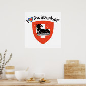 Schweiz, Suisse, Svizzzera, Svizra,スイス ポスター (キッチン)