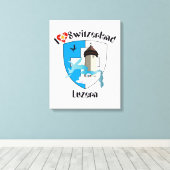 Schweiz Suisse Switzerland Luzern キャンバスプリント (インサイチュ (ウッドフロア))