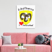 Schweiz Suisse Switzerland Schaffhausen キャンバスプリント (インサイチュ (リビング))