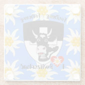 Schweiz Suisse Untersetzer Freiburg Fribourg ガラスコースター (裏面)