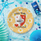 Schweiz Suisse Wallis Valais Teller ペーパープレート (パーティー)