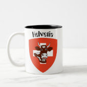 Schweiz Tasse ツートーンマグカップ (左)