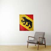" Schweiz: Wappen Flagge Kanton Bern ... タペストリー (インサイチュ)