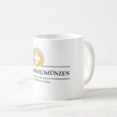 Schweizer Goldmünzenのマグ コーヒーマグカップ (正面右)