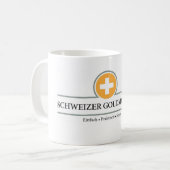 Schweizer Goldmünzenのマグ コーヒーマグカップ (正面左)