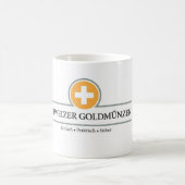 Schweizer Goldmünzenのマグ コーヒーマグカップ (中央)
