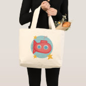 Schwimmbadtasche mit U-Boot ラージトートバッグ (正面(商品))