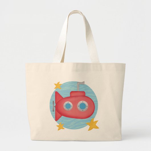 Schwimmbadtasche mit U-Boot ラージトートバッグ (正面)