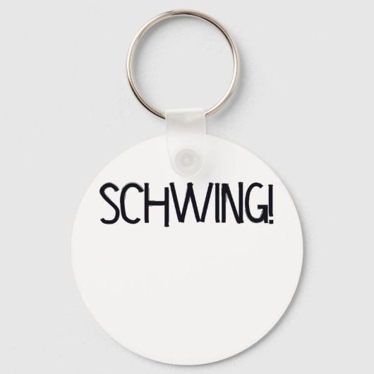 Schwing! by Chillee Wilson キーホルダー (正面)