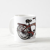 Schwinnのバイクのマグ コーヒーマグカップ (正面左)