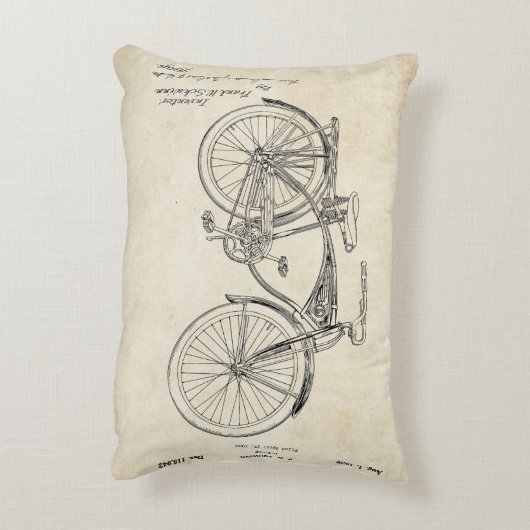 Schwinnの自転車の装飾用クッション アクセントクッション (裏面(縦))