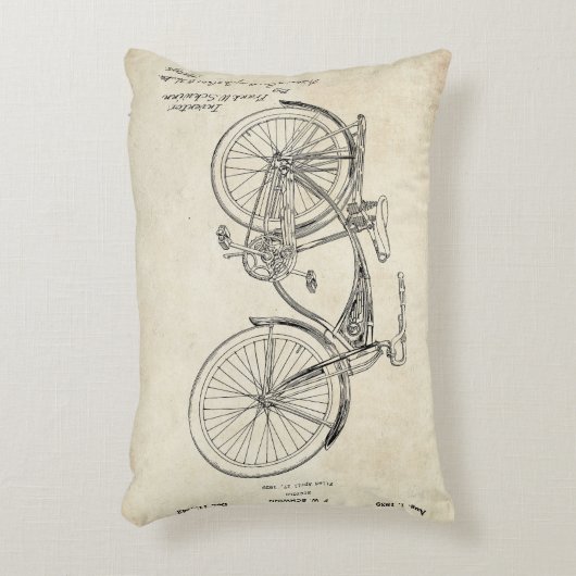 Schwinnの自転車の装飾用クッション アクセントクッション (正面(垂直))