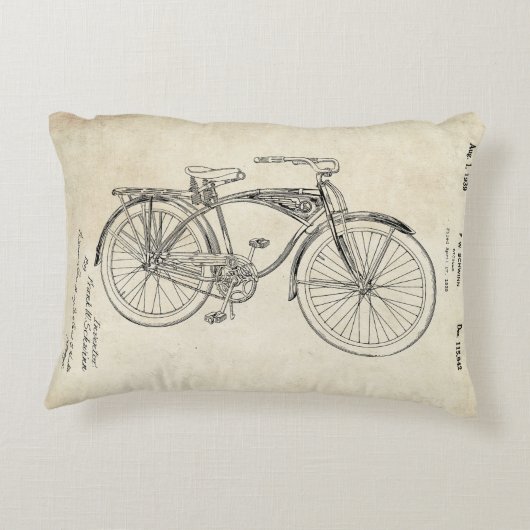 Schwinnの自転車の装飾用クッション アクセントクッション (裏面)