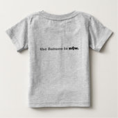 sciベビー1 ベビーTシャツ (裏面)