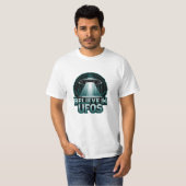 Sci予測できな-Fiファン向け地上外グラフィックス Tシャツ (正面フル)